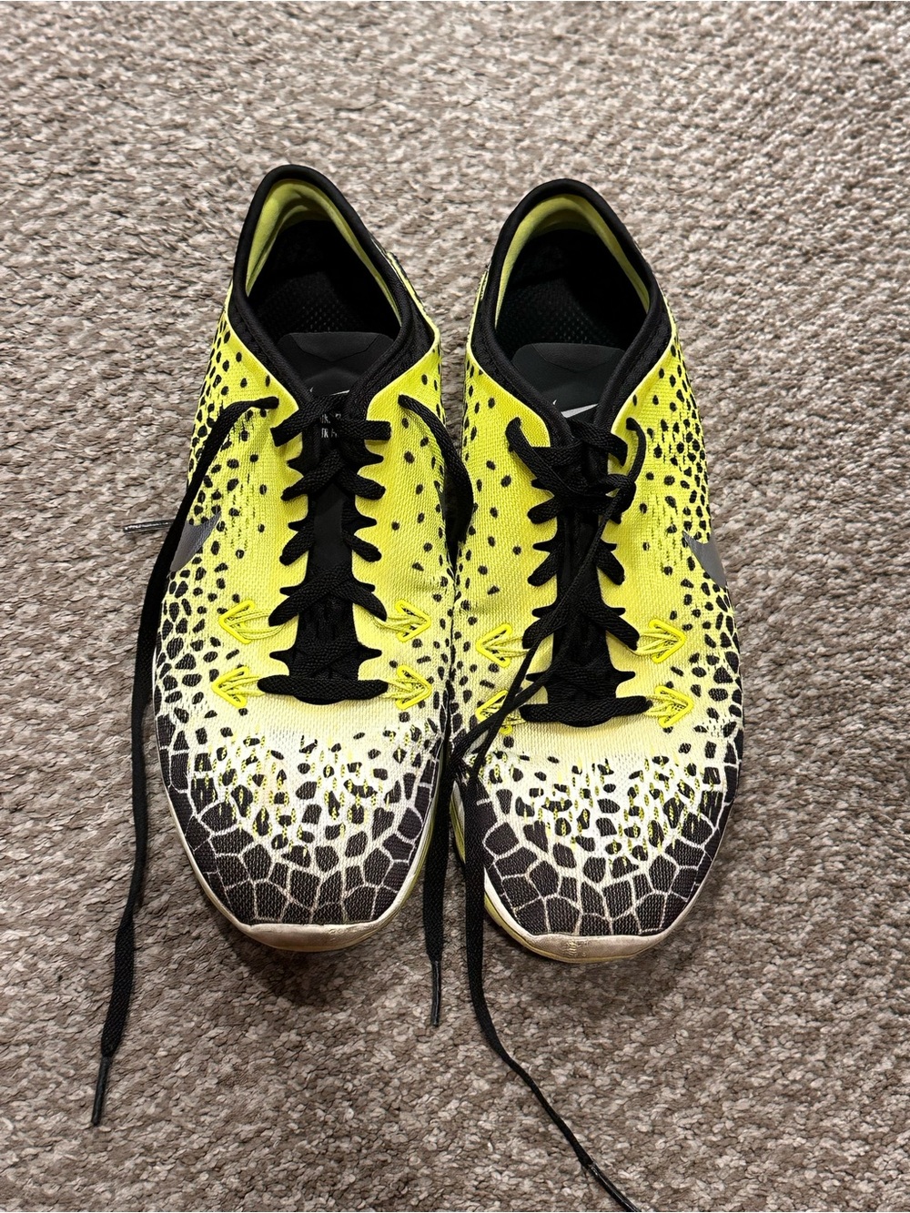Nike Men’s Yellow and Black Athletic Shoes